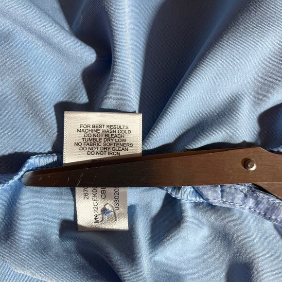 Peter Millar Summer Comfort Polo Shirt Mens Large Blue Geometric Golf Preppy‎ - Picture 8 of 10